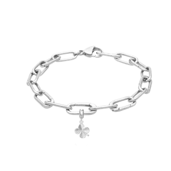 Firkløver small link armbånd til charms sæt, fra Christina Jewelry & Watches, 17-21 cm