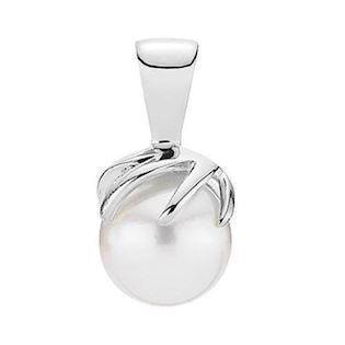 Lund Klo 925 sterling sølv vedhæng blank-7,0-7,5 mm kulturperle