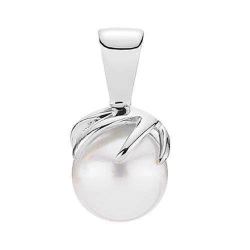 Lund Klo 925 sterling sølv vedhæng blank-7,0-7,5 mm kulturperle