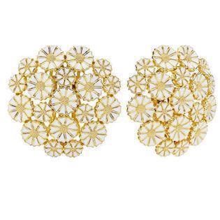 Lund store ørestikker i Marguerit 10x7,5 & 9x5,0 mm