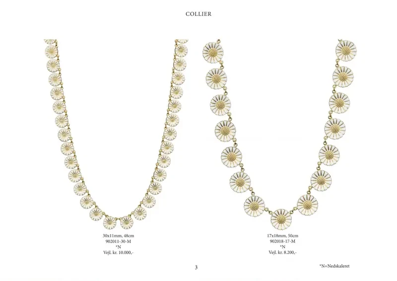 Lund Copenhagen Marguerit katalog 2026/27, side 3: Collier