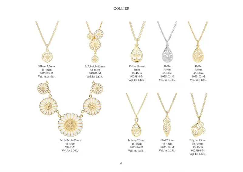 Lund Copenhagen Marguerit katalog 2026/27, side 4: Collier