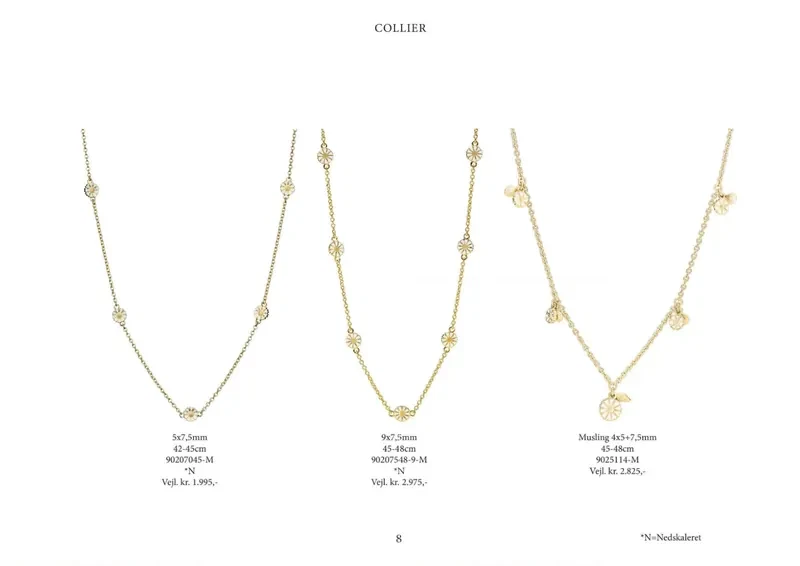 Lund Copenhagen Marguerit katalog 2026/27, side 8: Collier