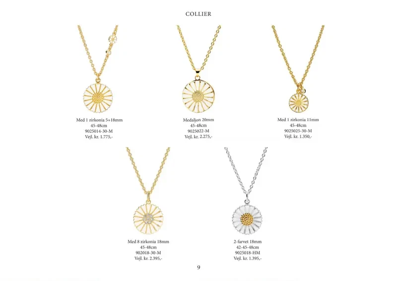 Lund Copenhagen Marguerit katalog 2026/27, side 9: Collier