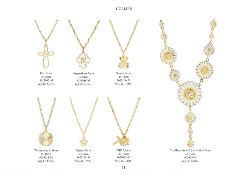 Lund Copenhagen Marguerit katalog 2026/27, side 11: Collier