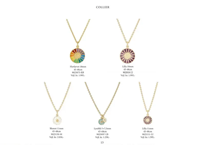 Lund Copenhagen Marguerit katalog 2026/27, side 13: Collier