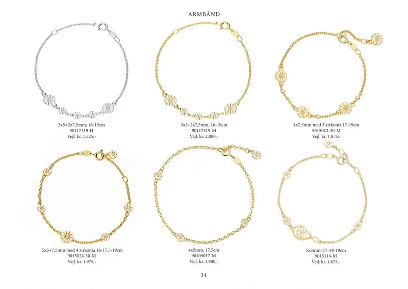 Lund Copenhagen Marguerit katalog 2026/27, side 24: Armbånd