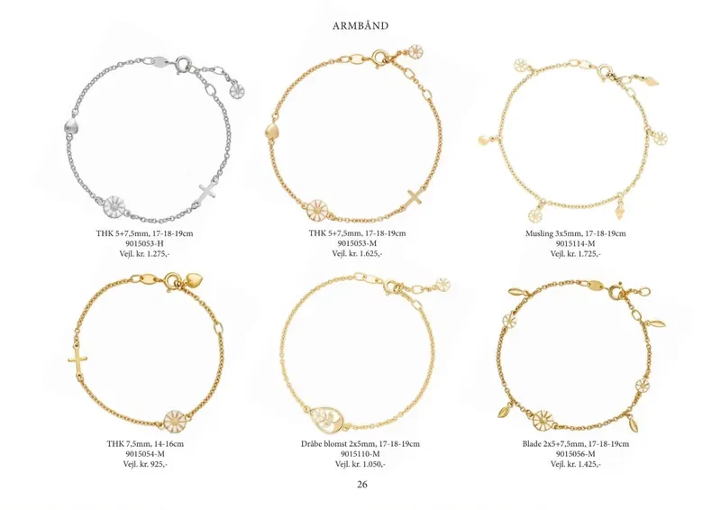 Lund Copenhagen Marguerit katalog 2026/27, side 26: Armbånd
