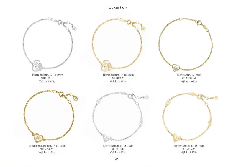 Lund Copenhagen Marguerit katalog 2026/27, side 28: Armbånd