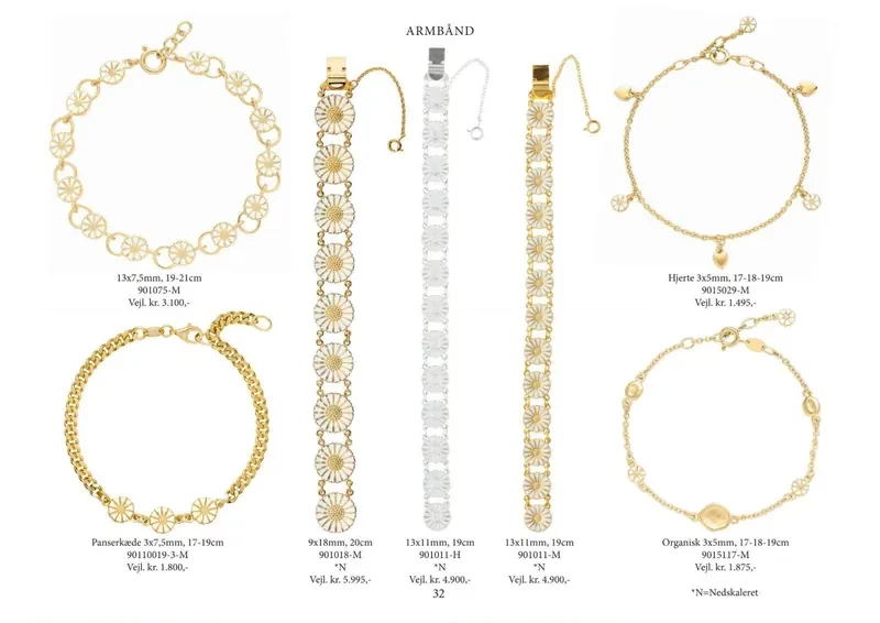 Lund Copenhagen Marguerit katalog 2026/27, side 32: Armbånd