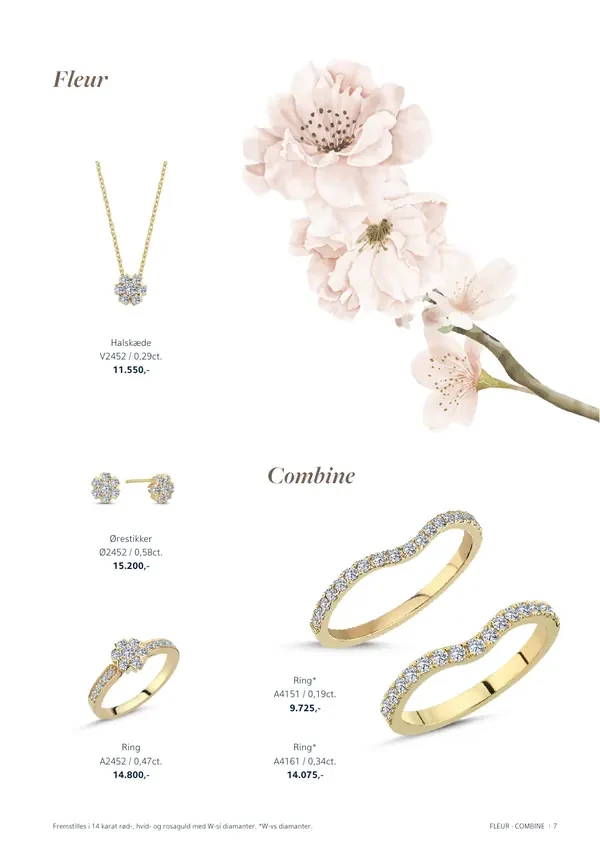 NURAN smykkekatalog 2024/25, side 7: Fleur, Combine