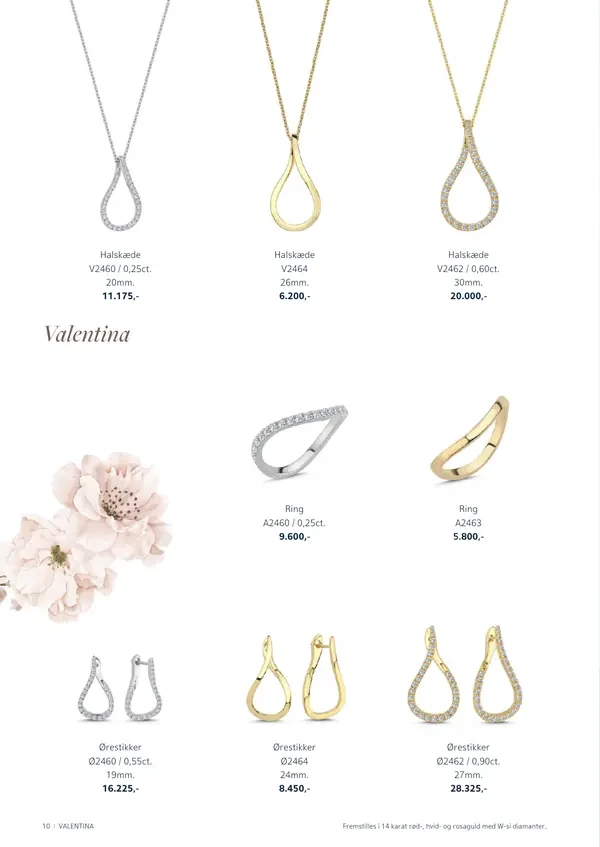 NURAN smykkekatalog 2024/25, side 10: Valentina
