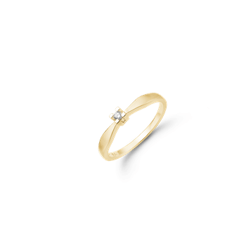 ETERNITY 8KT Diamant Ring1X0,03CT Wesselton SI 4/GRAB, fra Aagaard