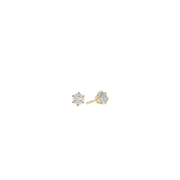 8kt ørestik m/sy.zirconia 3mm, fra aagaard