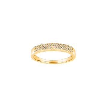 14kt. guldring m/dia. 0.105ct W/SI, fra Siersbøl