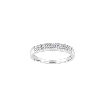 14kt. hvidguldsring m/dia. 0.105ct W/SI, fra Siersbøl