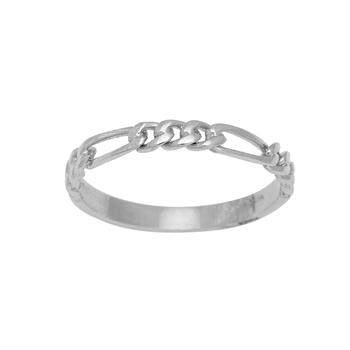 Rhod. sølvring FIGARO52 2,8mm Str.56, fra Nordahl