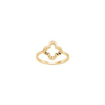 Forgyldt sølv ring CLOVERA52 str. 60, fra Nordahl