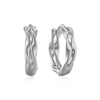 Sølv creoler, fra Støvring Design