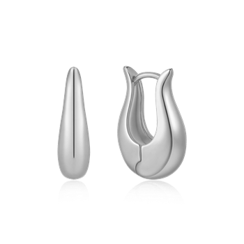 Sølv creoler, fra Støvring Design