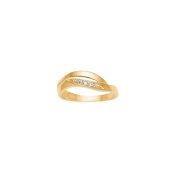 8kt. guldring m/cz , fra Siersbøl