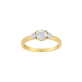 8kt. guldring m/cz, fra Siersbøl