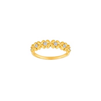 8kt. guldring m/cz , fra Siersbøl
