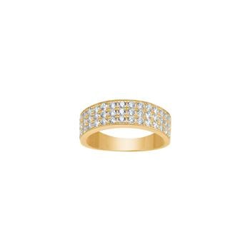8kt. guldring m/cz , fra Siersbøl