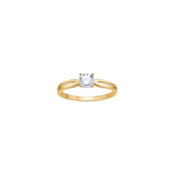 8kt. guldring m/cz , fra Siersbøl