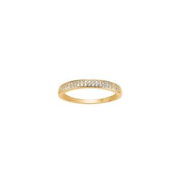 8kt. guldring m/cz , fra Siersbøl