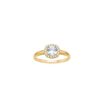 8kt. guldring roset m/cz, fra Siersbøl