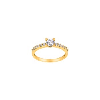 8kt. guldring m/cz, fra Siersbøl