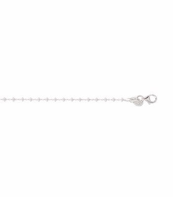 Armbånd sølv rhodineret UFO, fra L&G