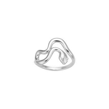 Rhodineret sølv ring SERPENS52 str. 50, fra Nordahl