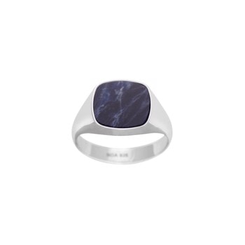 SON Rhod. sølvring med sodalite, fra Son of Noa