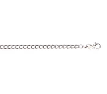Blank Sterling Sølv bismarck Armbånd fra Lotte og Gitte