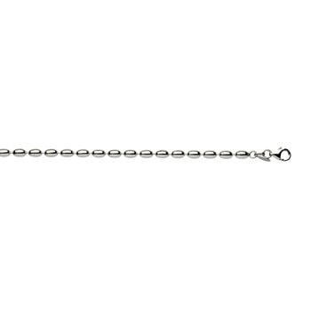 Armbånd sølv rhodineret oliven, fra L&G