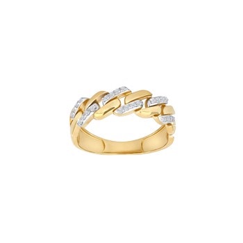8kt. guldring m/cz, fra Siersbøl