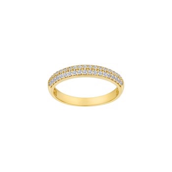 8kt. guldring m/cz, fra Siersbøl