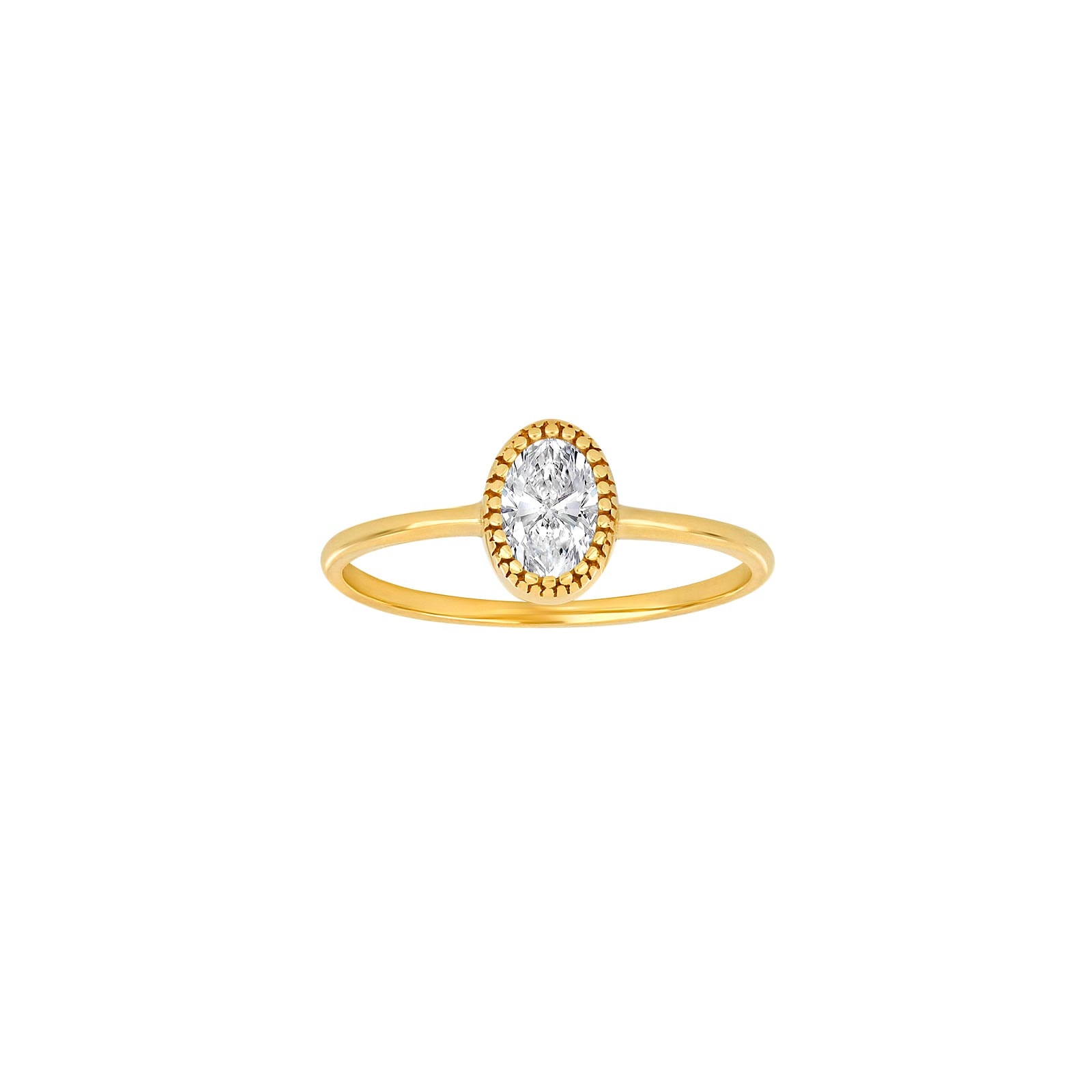 8kt. guldring m/cz , fra Siersbøl