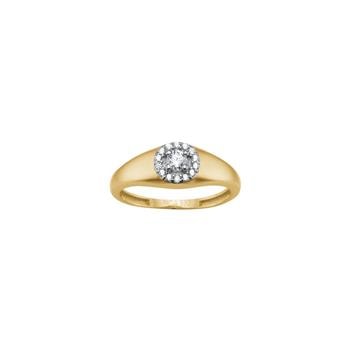 8kt. guldring  m. cz, fra Siersbøl