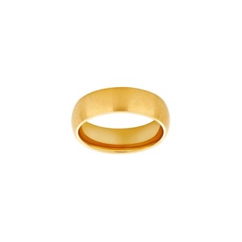 SON stål ring IP gold mat str. 50-70, fra Son of Noa