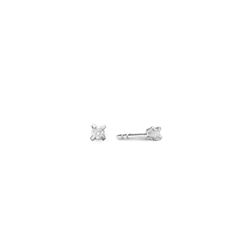 Sølv ørestik m/sy.zirconia 3mm, fra aagaard