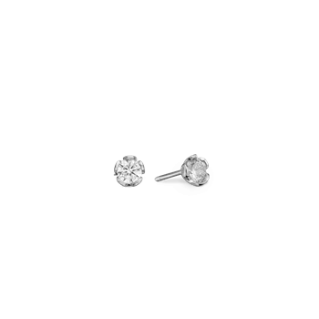 Sølv ørestik m/sy.zirconia 4,5mm, fra aagaard