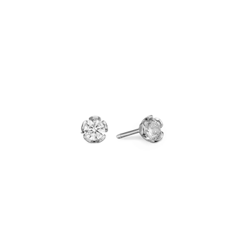 Sølv ørestik m/sy.zirconia 5,5mm, fra aagaard