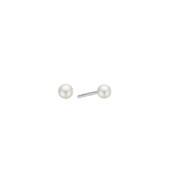 Sølv ørestik m/ferskvandsperle 5mm, fra aagaard