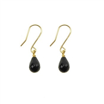 14K Earrings w.Faceted Spinel 14karat , fra San - Links of Joy