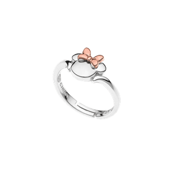 Sølv ring med Minnie Mouse fra Disney
