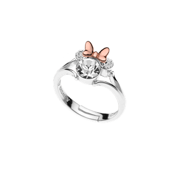 Sølv ring med Minnie Mouse fra Disney
