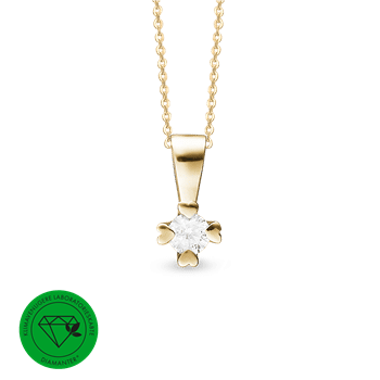 Mary vedh. 14k lg diamant 1,00ct, fra aagaard